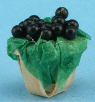 Dollhouse Miniature Basket Of Berries